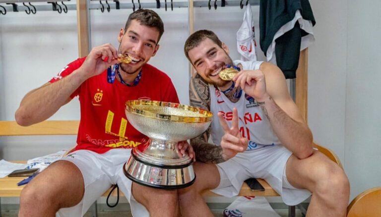 Juancho With His Brother Willy Hernangomez