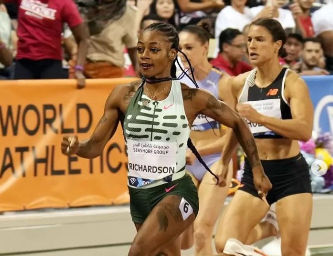 World Athletics Championships' gold medalist Sha'Carri Richardson