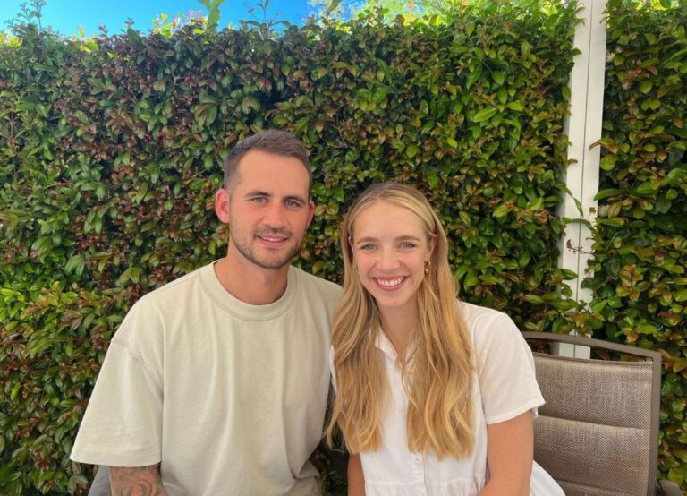 Alex Hales Pictured With His Fiance Nina Strong During Their Trip To Stellenbosch, Western Cape In November 2022
