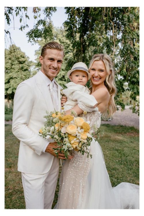 Alex And Felicia With Their Son Rio In Their Wedding Ceremony In July 2022