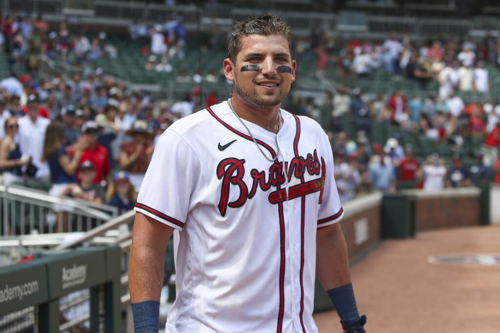 Atlanta Braves' Austin Riley, wife Anna welcome baby son