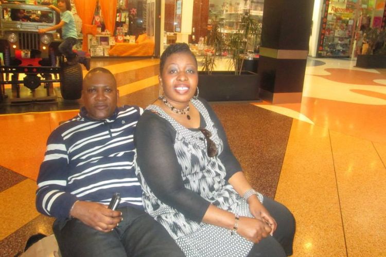 Maguy Carlos Disasi Clicks A Picture With Her Husband Arthur Disasi In 2013