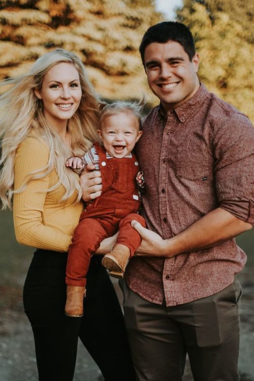 Blake And His Wife Kristy Martinez Pictured With Their Daughter Kinsley Martinez In 2019