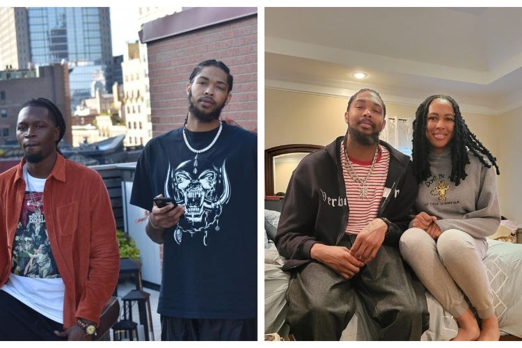 Brandon Ingram Pictured With His Siblings, Donovan "Bo" Ingram, And Brittany 