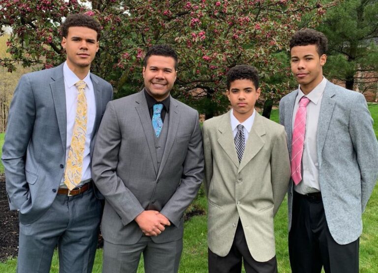 The Johnson Brothers From L To R: Cameron Johnson, Aaron Johnson, Braylon Johnson, And Donovan 