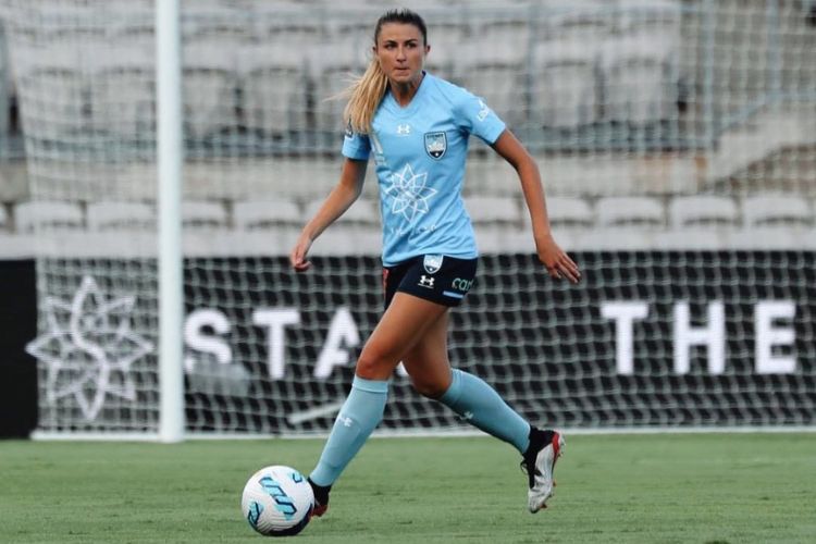 Charlotte McLean In Action For Sydney FC In January 2022