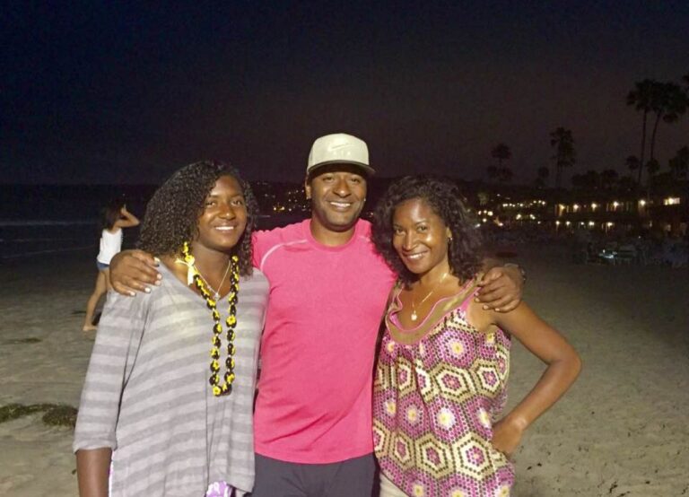 Hailey Baptiste With Her Parents, Shari And Quasim Baptiste In 2016