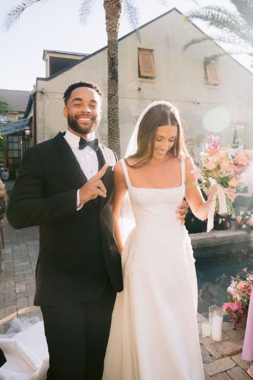 Malik And Kendra Look The Perfect Match As They Tie The Knot In New Orleans, Louisiana In March 2023