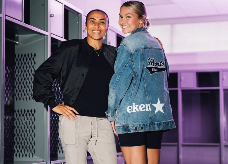 Marta Vieira da Silva Pictured With Her Partner Carrie Lawrence In July 2023