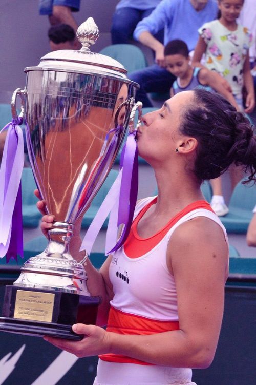 Martina Trevisan Pictured Kissing Her First Maiden Title In May 2022