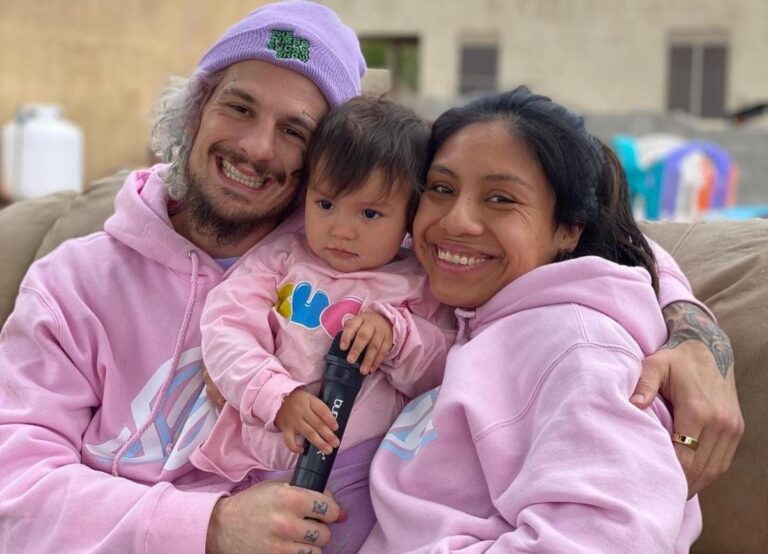 Sean O'Malley Pictured With Wife, Danya Gonzalez, And Daughter, Elena In 2022