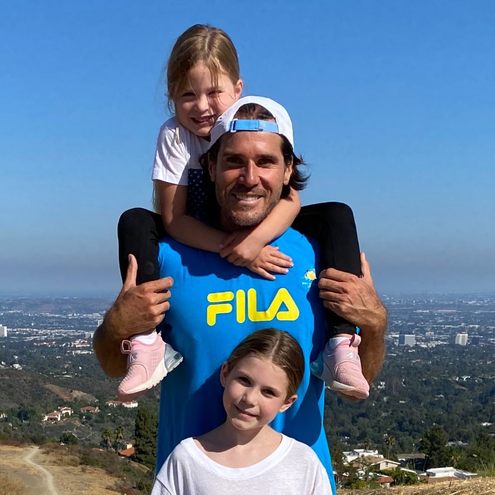 Tommy Haas With His Daughters