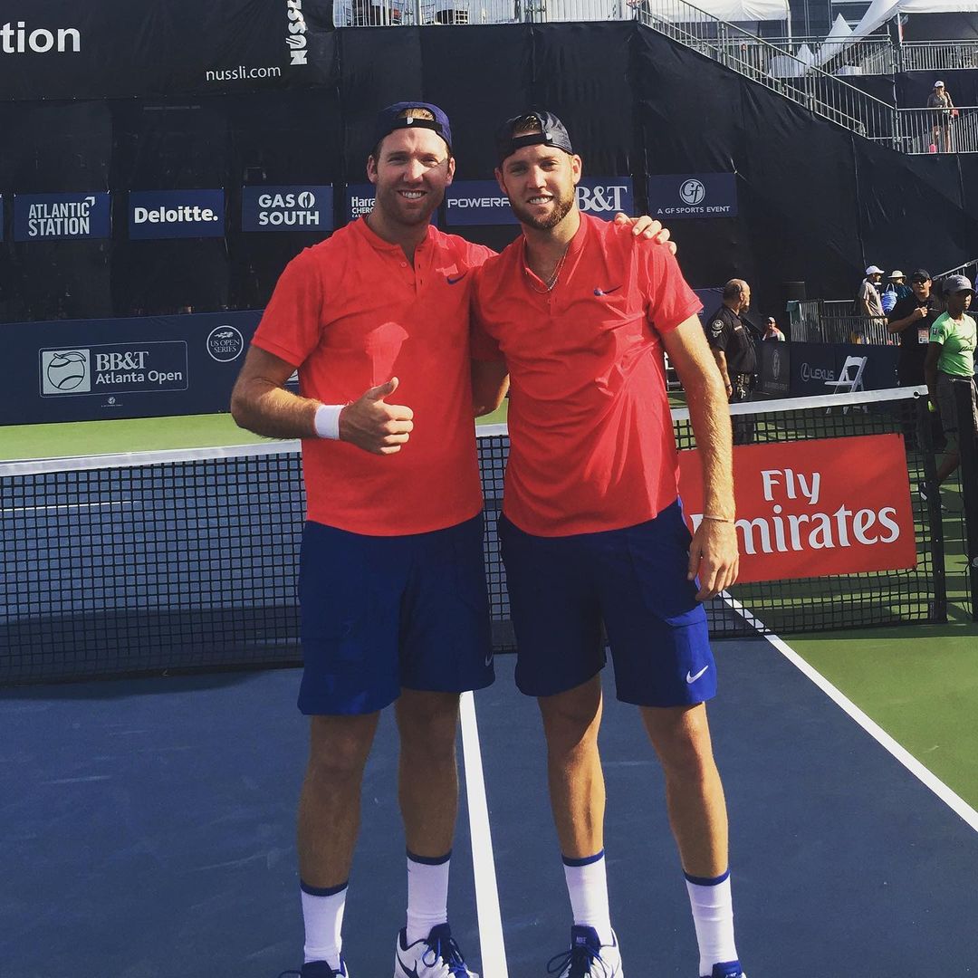 Jack Sock With His Brother Eric Sock