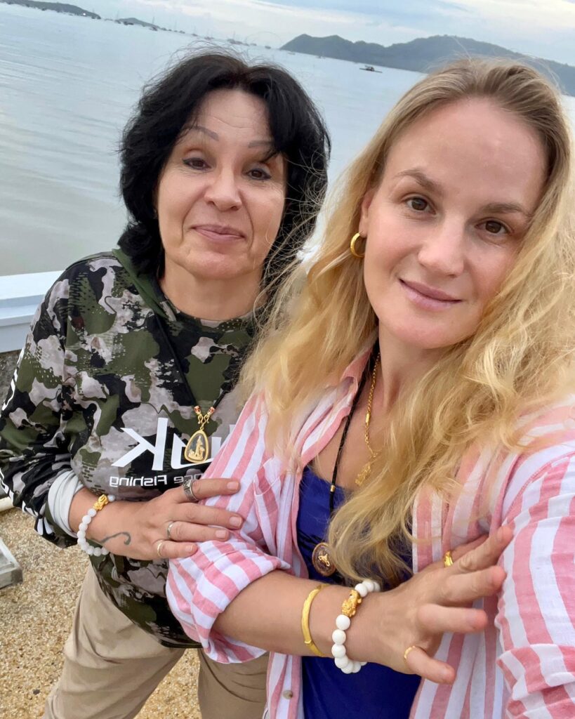Valentina Shevchenko With Her Mother