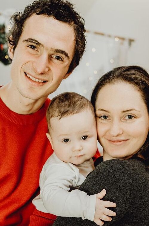 Adam Ondra With His Wife Iva And Son Hugo