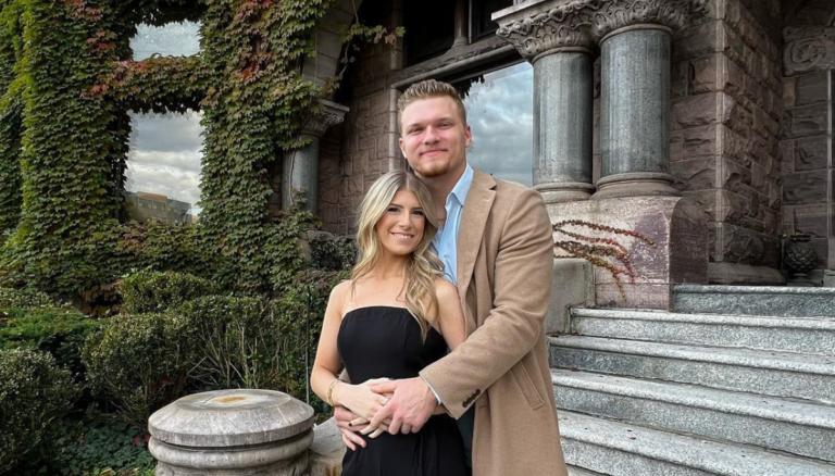 Aidan Hutchinson With His Girlfriend, Alex Rose