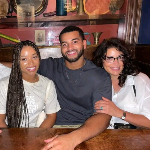 Allison McCovey With Her Children P.J. And Marissa