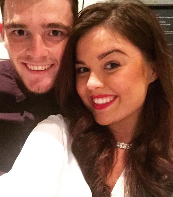 Andrew Robertson And His Wife