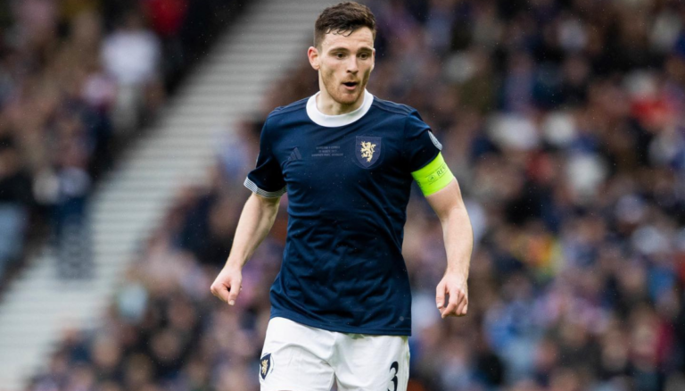Andrew Robertson During His Game
