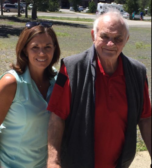 Becky Petrino And Her Father