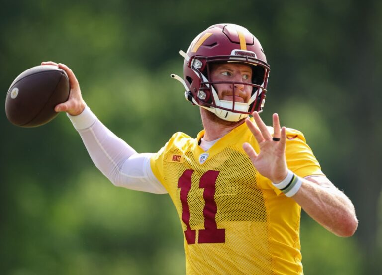 American Football Quarterback Carson Wentz