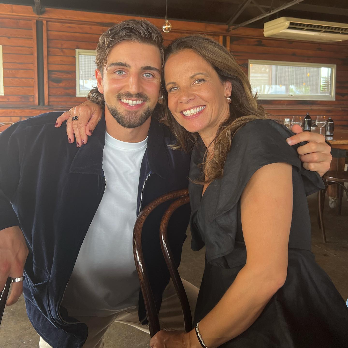 Colleen Daicos With Her Son Josh Daicos