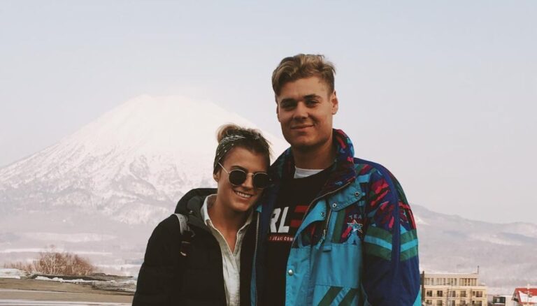 Cricketer Spencer Johnson With His Wife Sarah Petherick