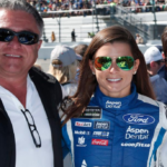 Danica Patrick With Father TJ And Mother Beverly Ann