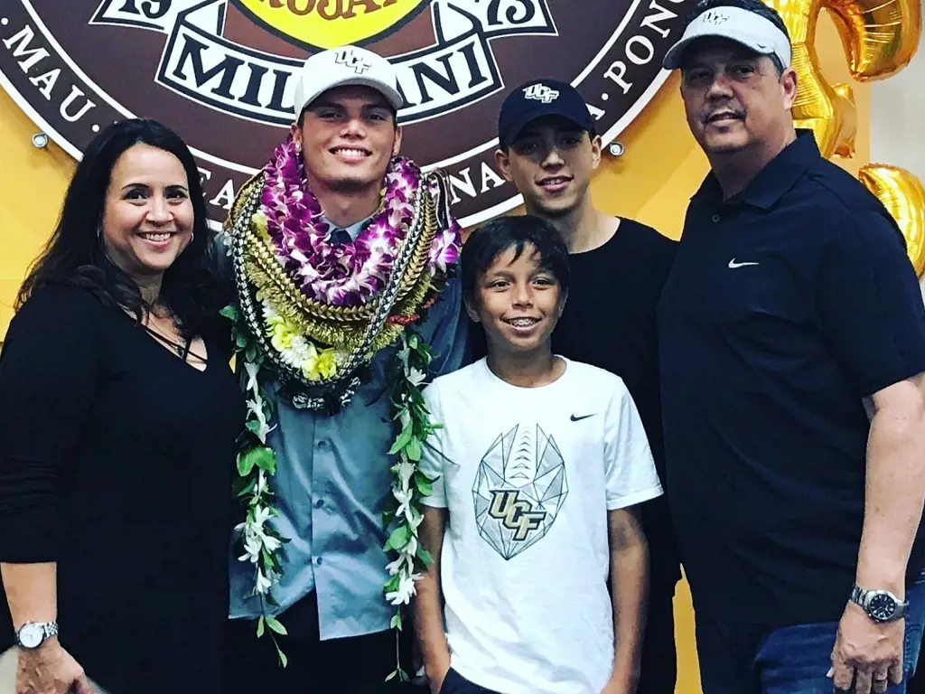 Dillon Gabriel With His Family