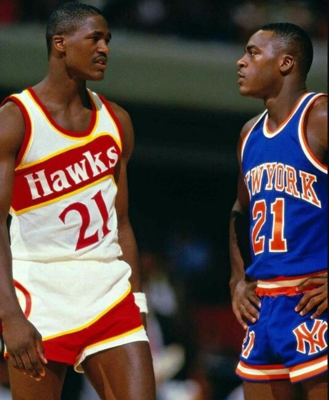 Dominique Wilkins And His Brother Gerald During Their Playing Days