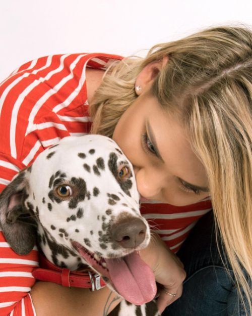 Eden Bruce With Her Dog, Maggie May