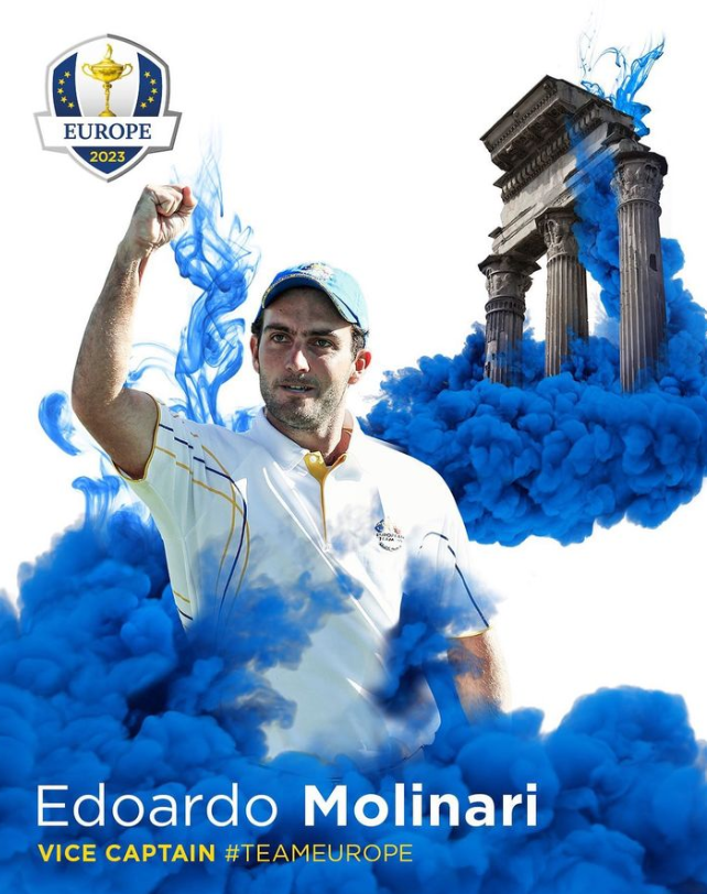 Edoardo Molinari Is One Of The Vice Captains In The Ryder Cup 2023 For Team Europe