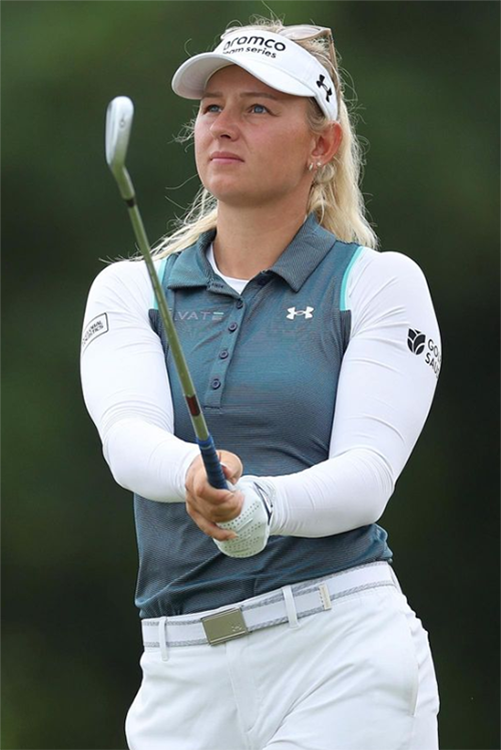 Emily Pedersen is a professional golfer