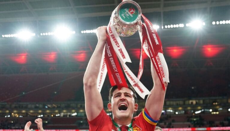 English National Soccer Team Centre-Back Harry Maguire