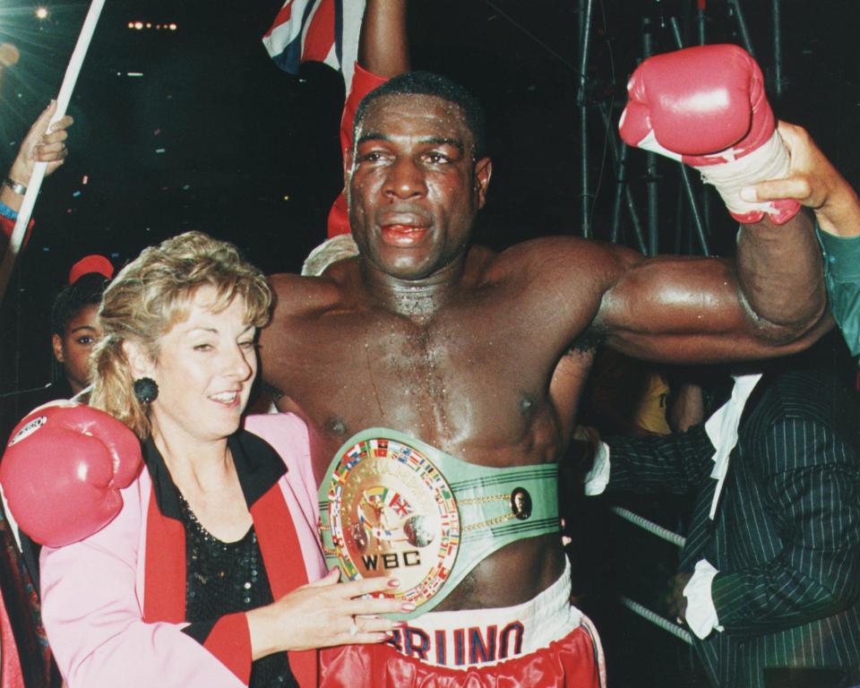 Frank Bruno With His Ex-Wife Laura