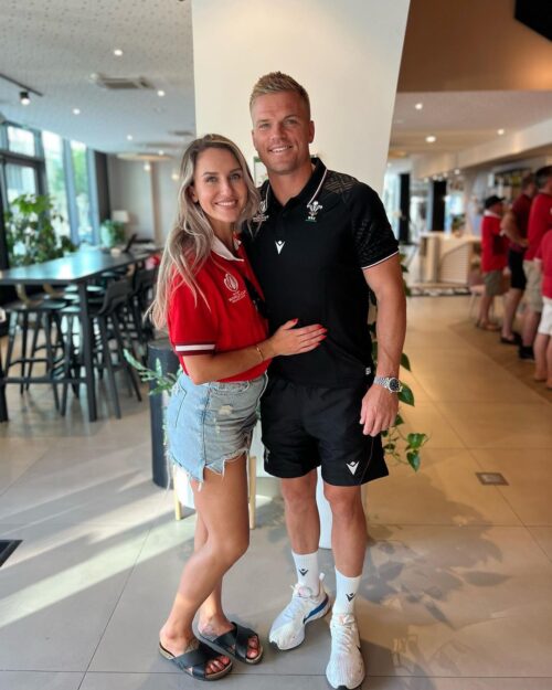 Gareth Anscombe And His Wife Milica