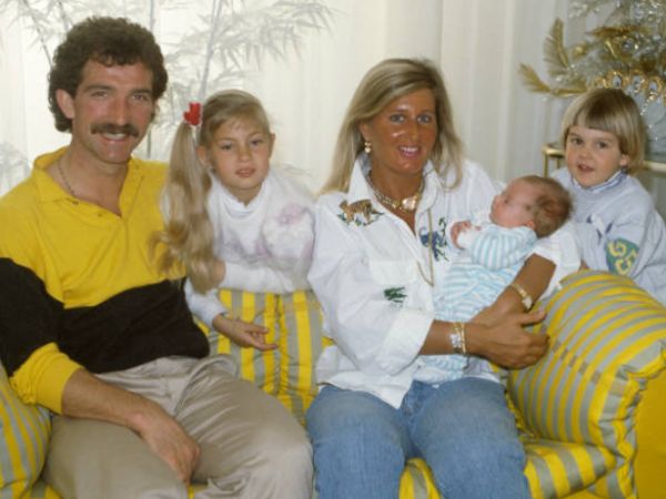 Graeme Souness With His Ex-wife And Children