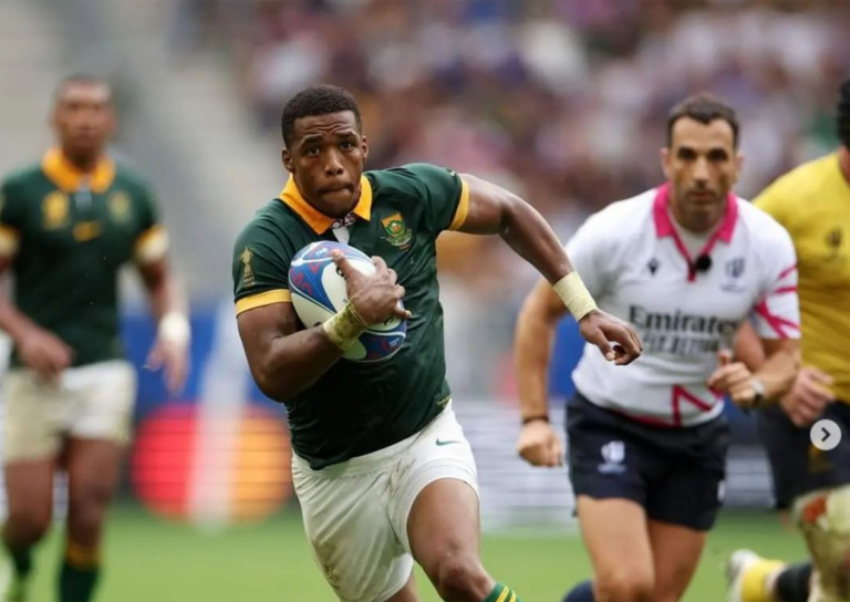 Grant Williams playing Rugby