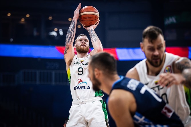 Ignas During The FIBA World Cup