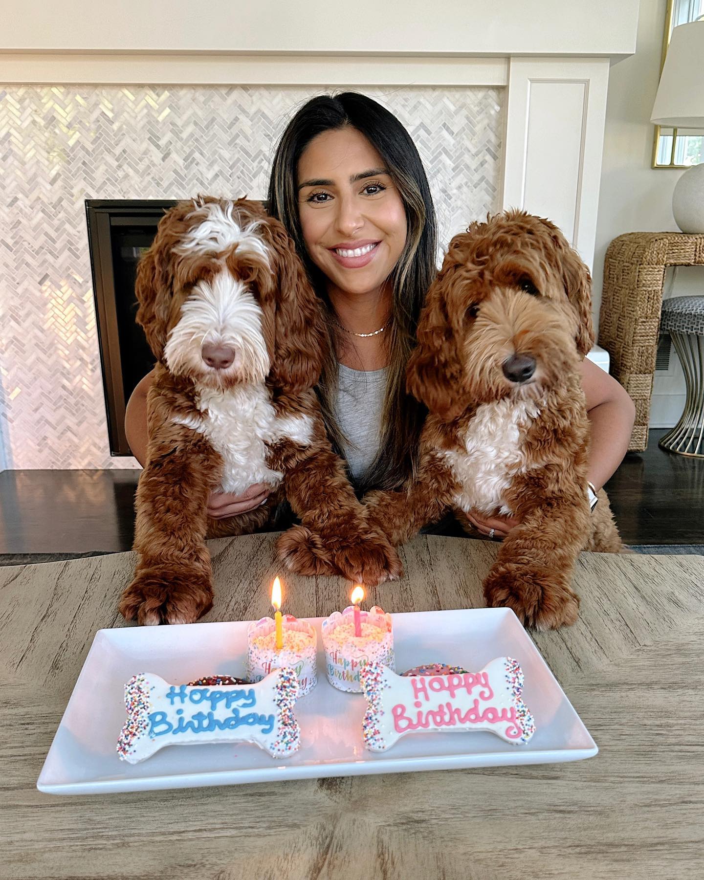 Ivana Rodriguez With Kobe And Lucky