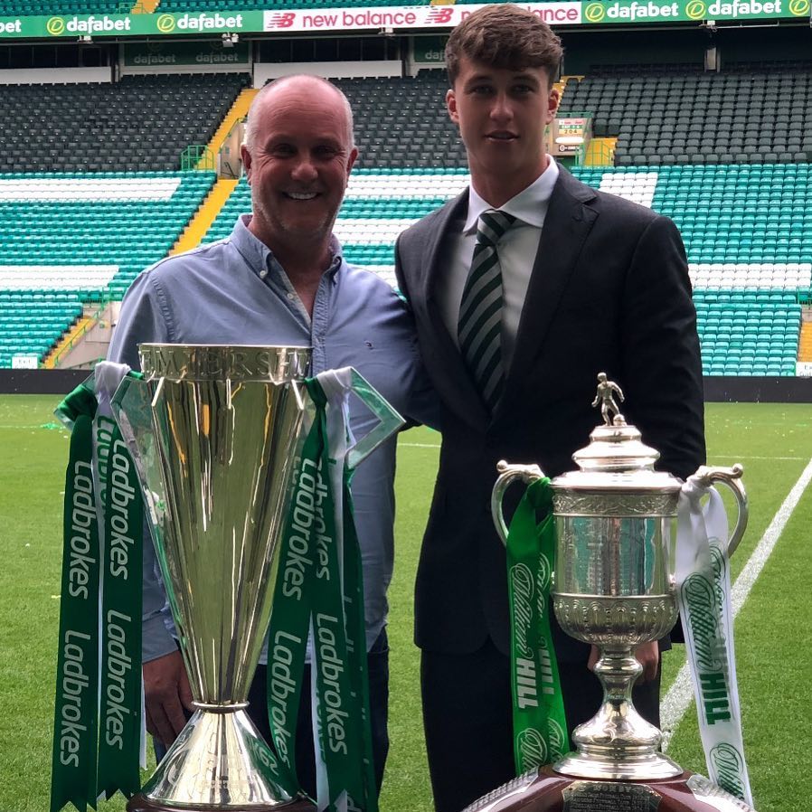 Jack Pictured With His Father Iain