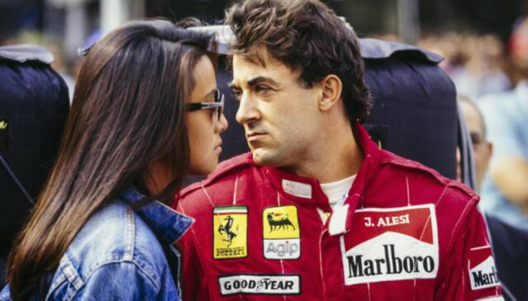 Jean Alesi With His Wife Kumiko Goto