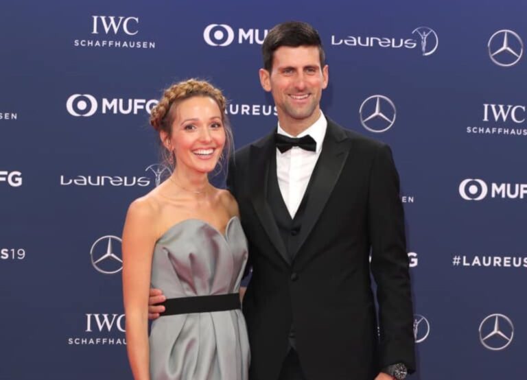 Jelena Djokovic Parents Miomir And Vera Ristic
