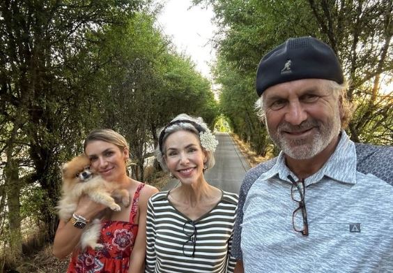 Jim With His Wife & Daughter Eva 