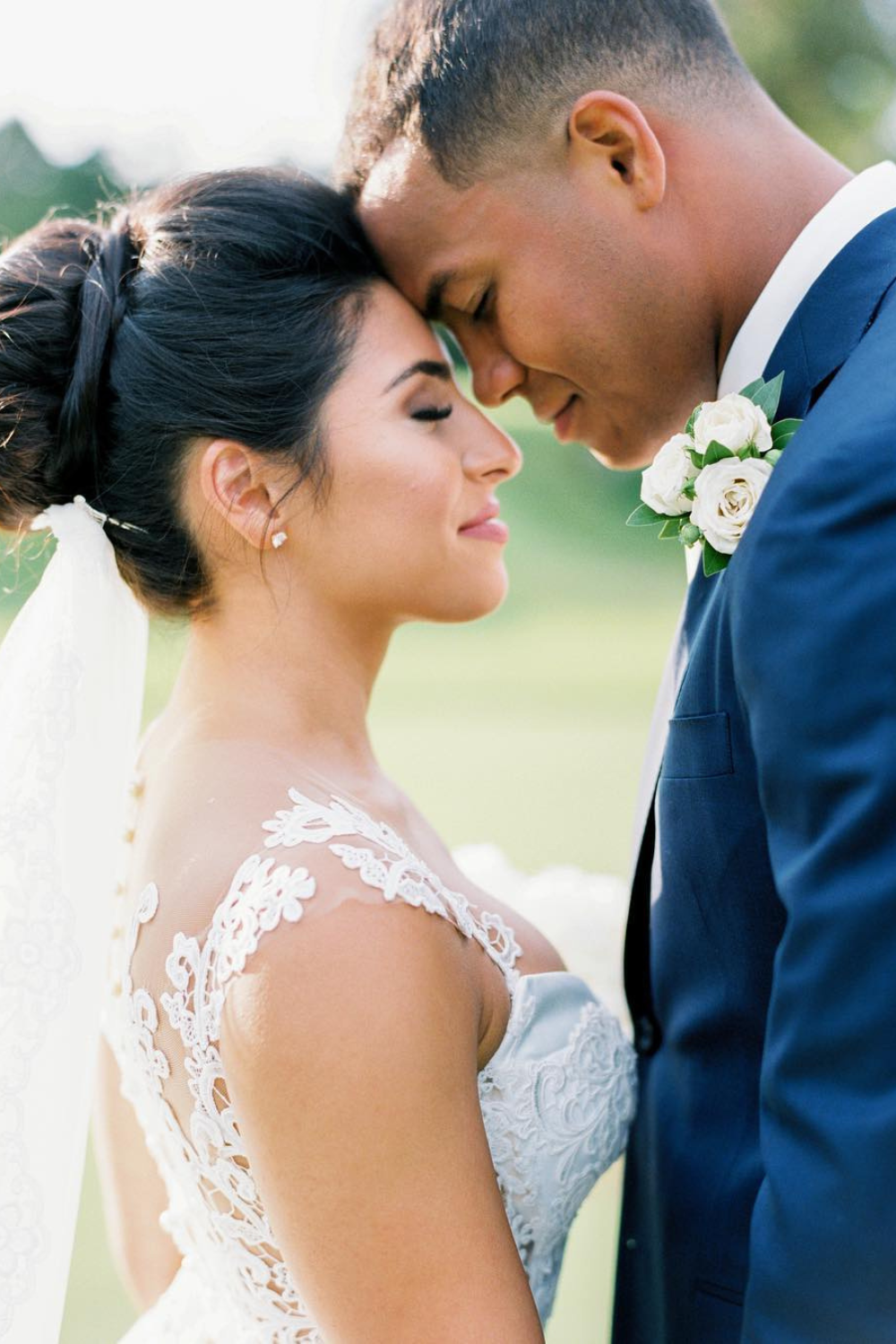 Jordan Hicks, LB For The Vikings, And His Wife, During Their Wedding