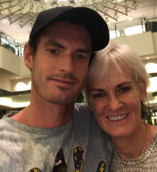 Judy Murray With Her Son, Andy Murray