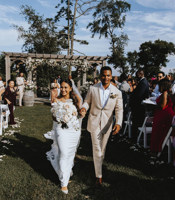 Kalif Raymond With His Wife