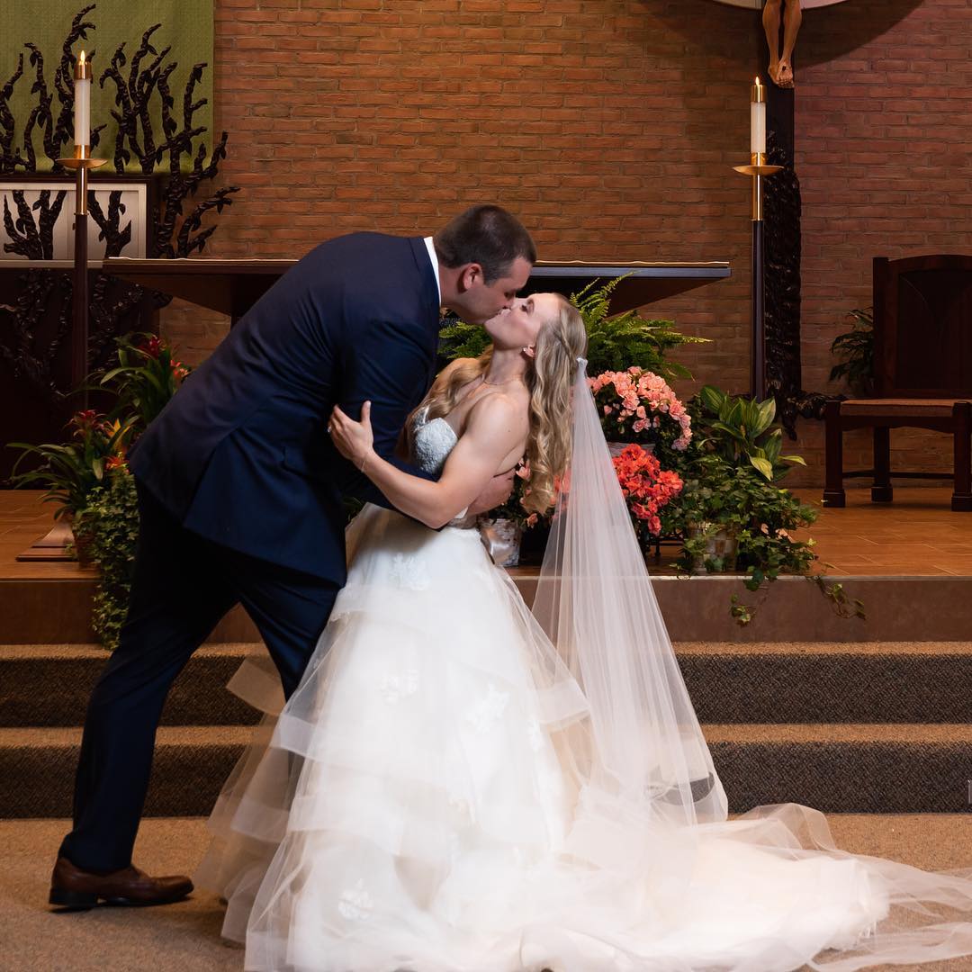 Kendall Coyne And Michael Schofield At Their Wedding