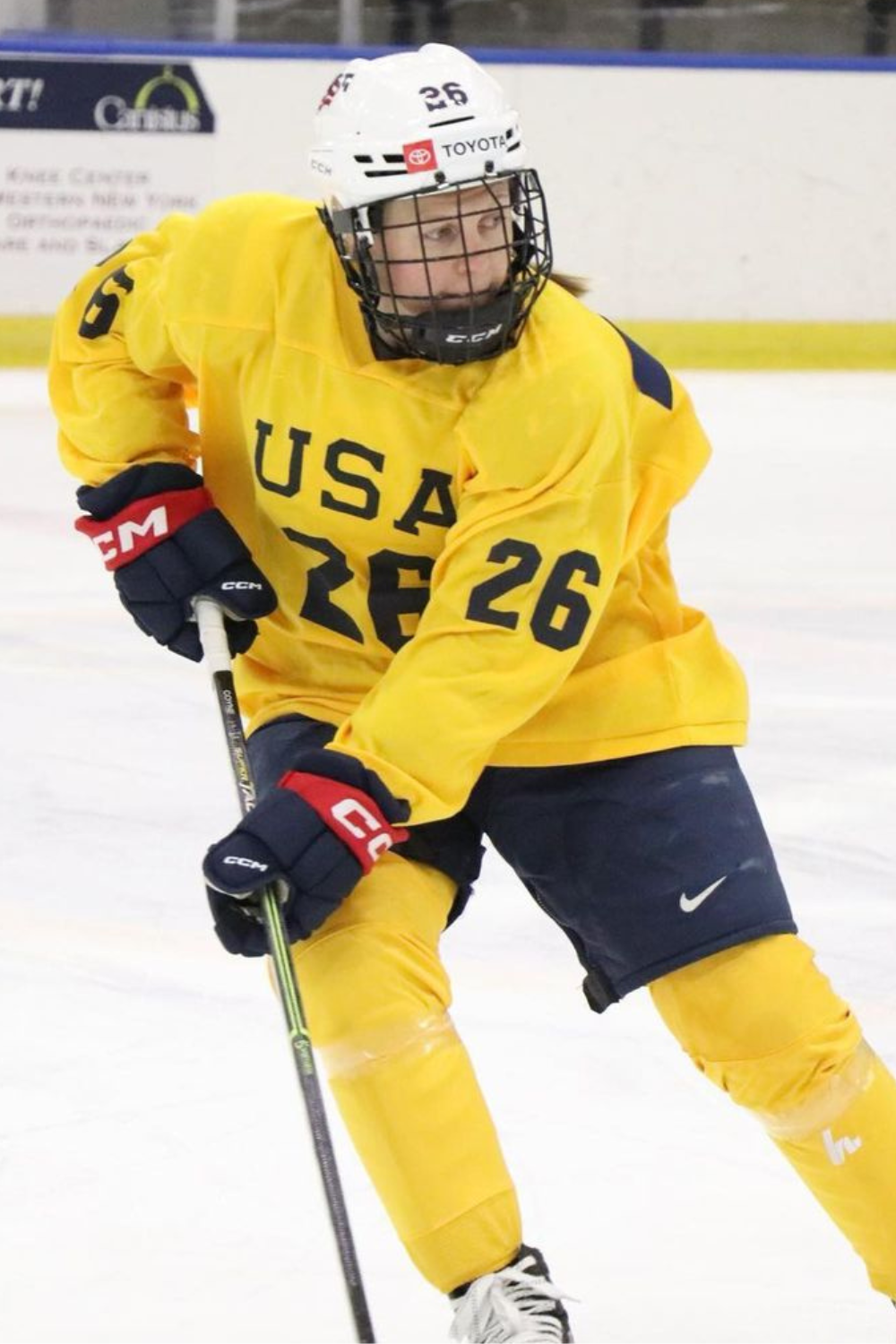 Kendall Coyne During Her Training With The US National Team