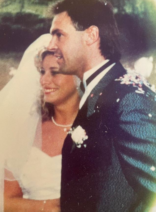 Keryn And Terry Wedding In 1989 